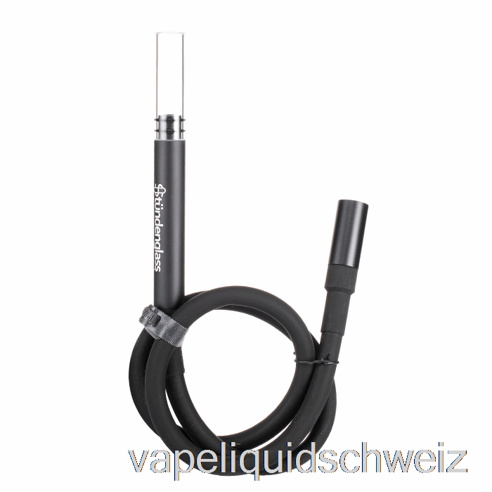 Stundenglas-Schlauchleitung Schwarz Vape Liquid E-Liquid Schweiz
